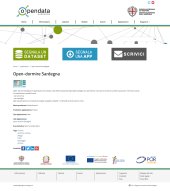 schermata opendata sardegna