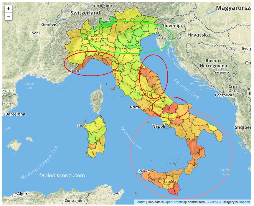 analisi prezzi medi 11-18 aprile 2016