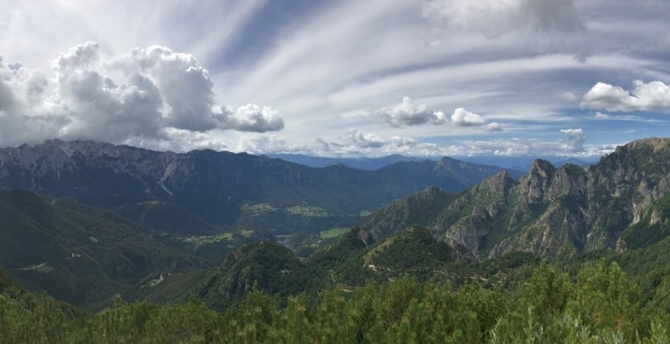 Panoramica sulla Val di Fieno