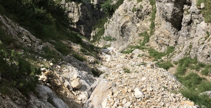 Il vajo roccioso