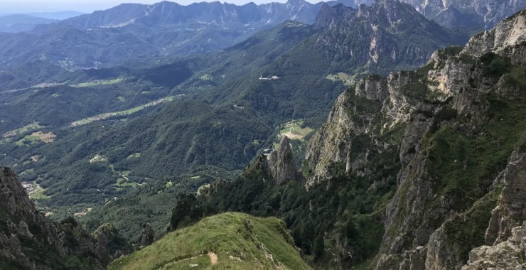 Panorama dalla parte alta