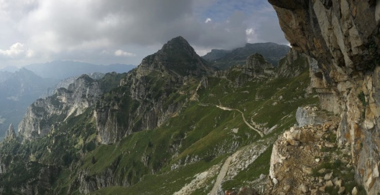 Panoramica Cengia Forni Alti