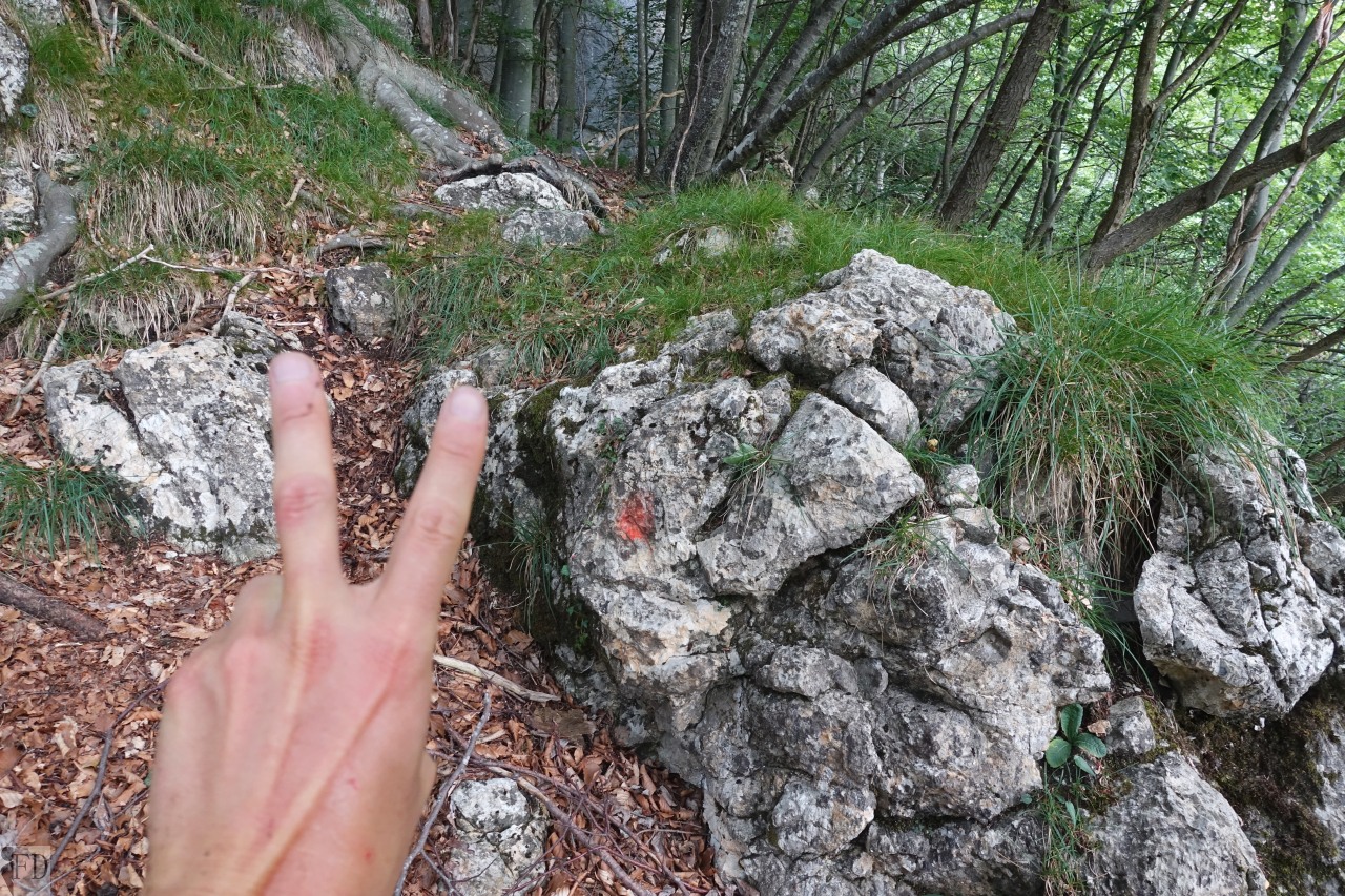 Uno dei primi segnavia