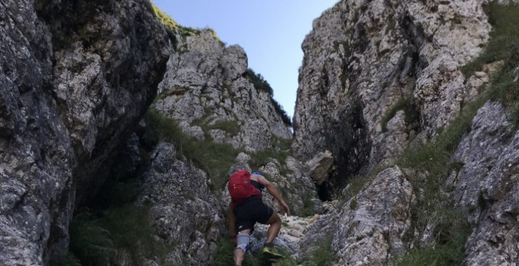 Vajo dei Contrabbandieri in Pasubio.
