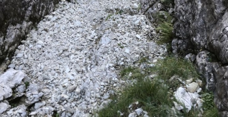 Vajo dei Contrabbandieri in Pasubio.