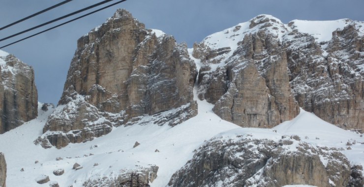 Panorama dal Passo Pordoi