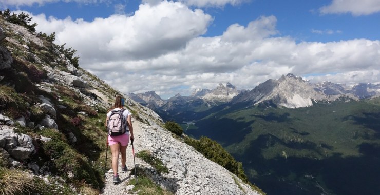 Verso il Ciadin del Loudo