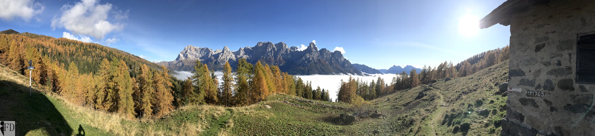 Panoramica da Malga Scanaiol