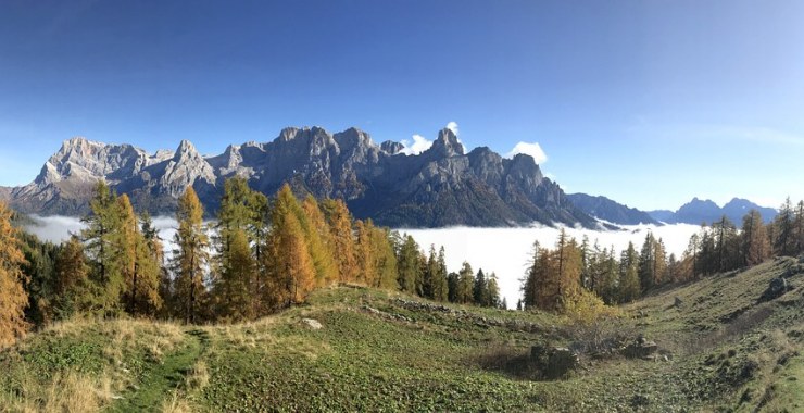 Panoramica da Malga Scanaiol