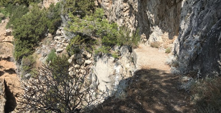 Sentiero per Punta Capovento