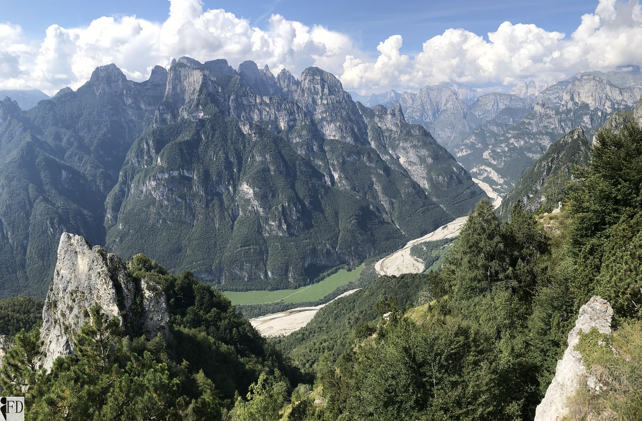 Panorama sull'Agordino