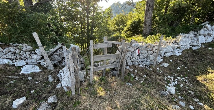Inizio del sentiero 673