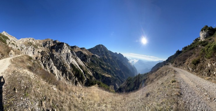 Strada degli Eroi in Pasubio