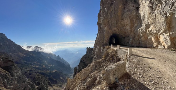 Strada degli Eroi in Pasubio