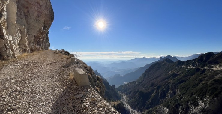 Strada degli Eroi in Pasubio