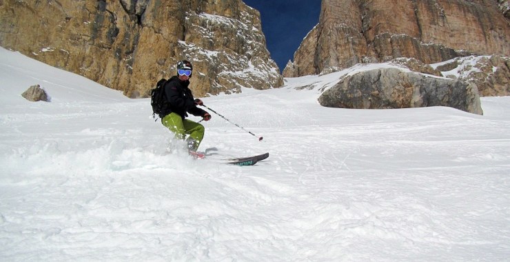 Fabio in Forcella Pordoi